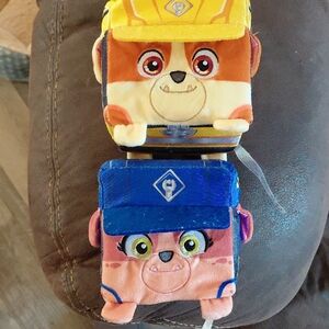 Paw Patrol Plush Toys - Yellow, Blue, and Brown